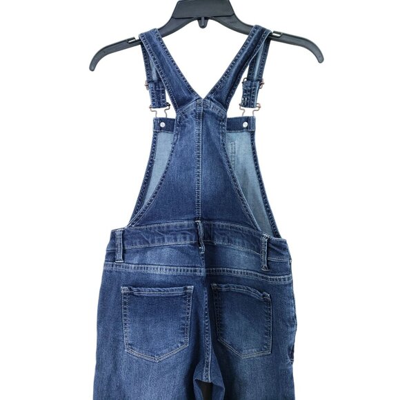 So Youth's Size 10 Skinny Denim Bib Overalls - Picture 3 of 7